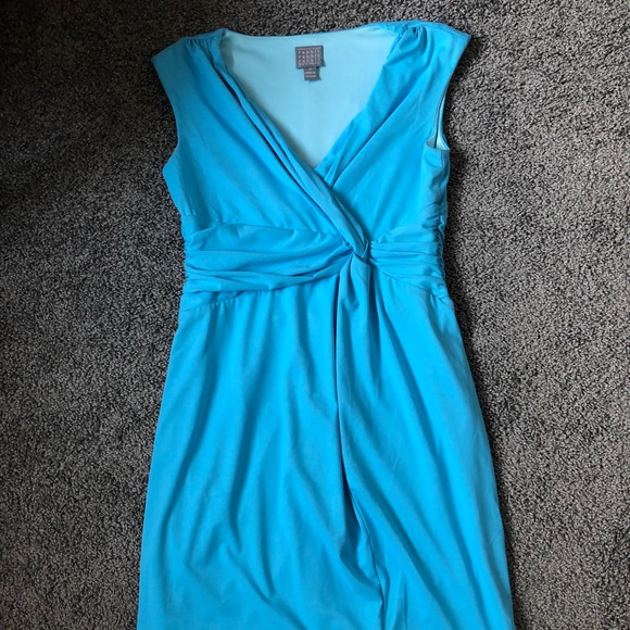 Rabbit Rabbit Rabbit Dresses & Skirts - Rabbit rabbit rabbit blue front twist dress